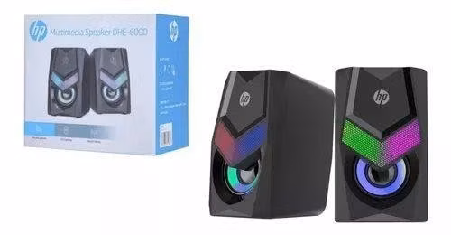Parlante Gamer Multimedia Hp Dhe-6000 Sterio Rgb L - Imagen 2