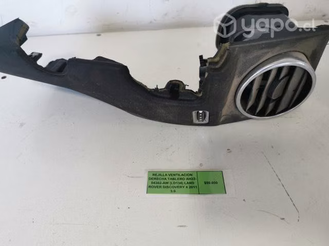 Rejilla Ventilacion Derecha Tablero Land Rover