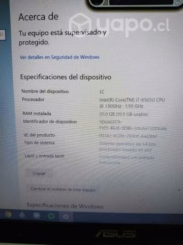 ASUS i7 - Imagen 6