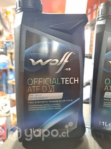 Aceite ATF DEXRON VI 1lt full sintético Wolf