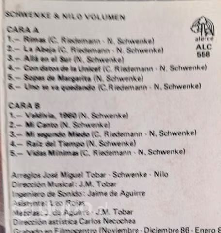 Cassette de Schwenke & Nilo volumen II