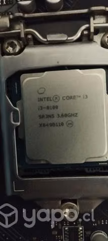 Placa madre msi con Intel 3 con 4 núcleos a 3.5 gh