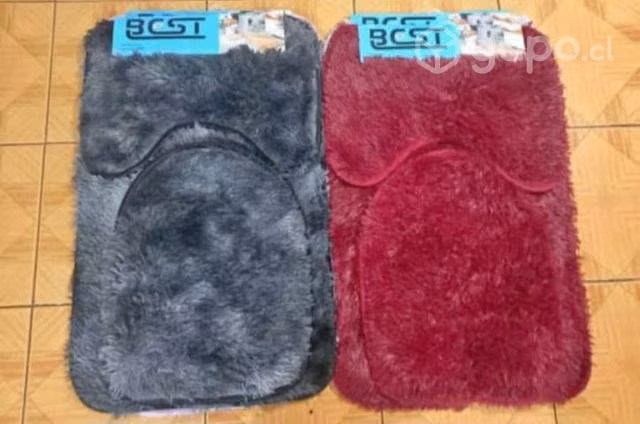 set de 3 alfombras de baño