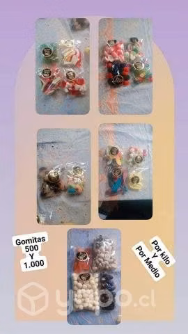 Frutos secos y Gomitas