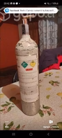 Cilindro de oxigeno medicinal