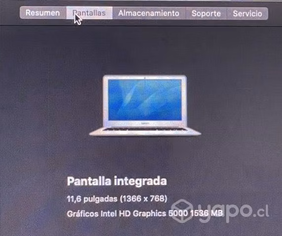 Mackbook Air 11 2013 (solo por renovación )
