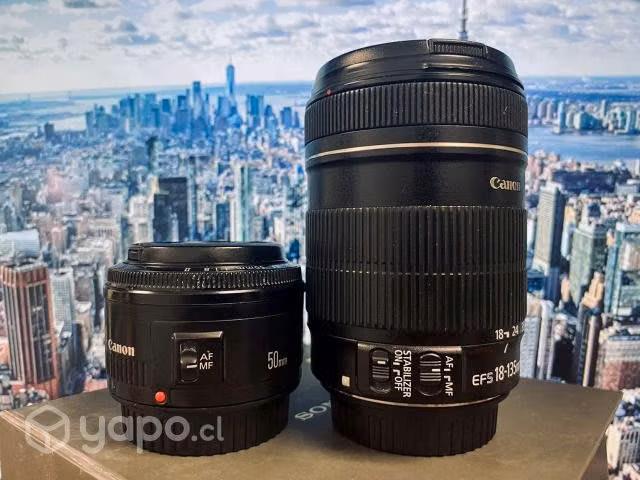Canon EOS 60D con 2 lentes y 2 baterias