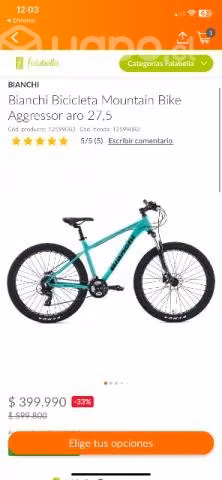 Bicicleta Bianchi Agressor Aro 27.5 - Imagen 6