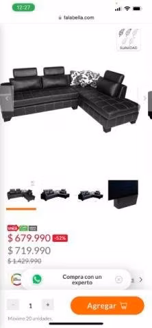 Sofa seccional precio conversable - Imagen 4