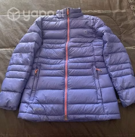 Parka pluma color azul fp800