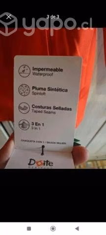 Chaqueta waterproof Doite skada