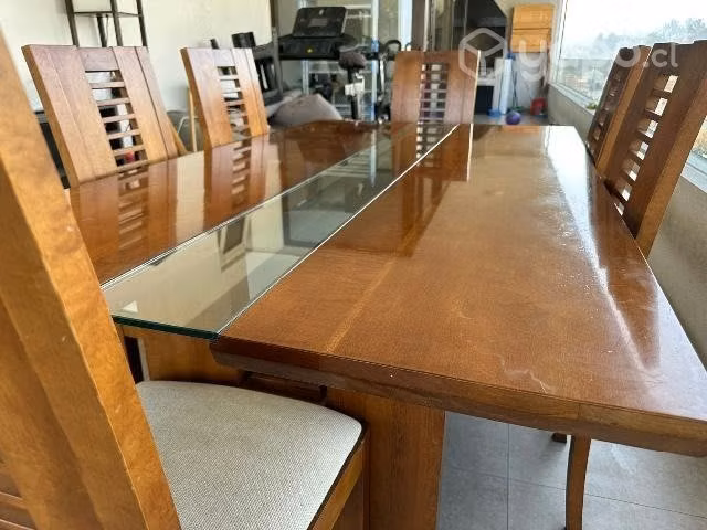 Mesa comedor madera 6 sillas