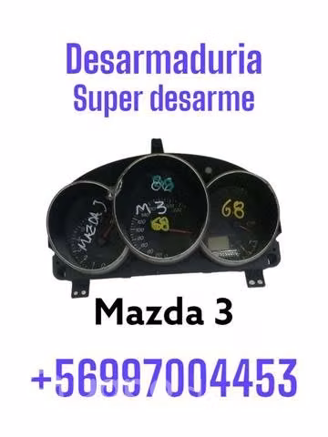 Sinoptico mazda 3 desarmaduria