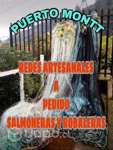 Redes robaleras, salmoneras y pejerreyeras