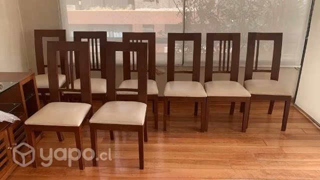 Juego 10 sillas de comedor rauli