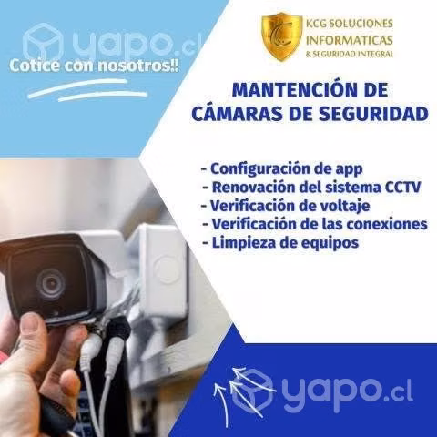 Mantencion e instalación de cámaras de seguridad