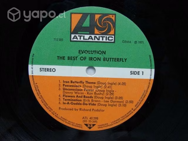 Vinilo Iron Butterfly The Best Of Iron Butterfly E