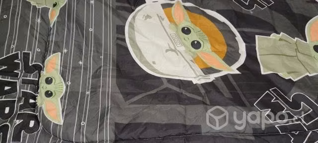 Cobertor 1 plaza Grogu (Baby Yoda)