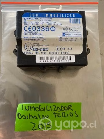 Inmobilizador Daihatsu Terios 2015
