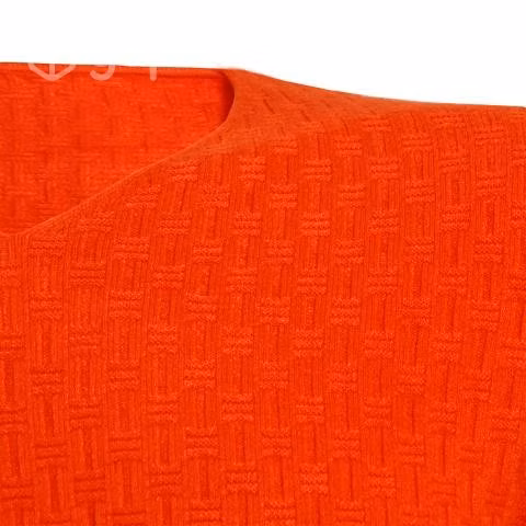 Sweater Naranjo Cuello V Elasticado L - Imagen 2