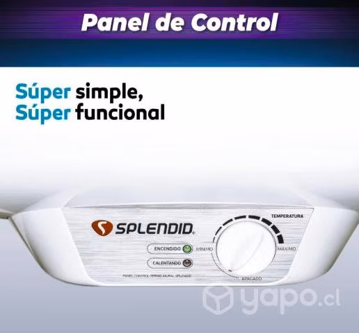 Termo eléctrico Mural 30 Litros Splendid Nuevo