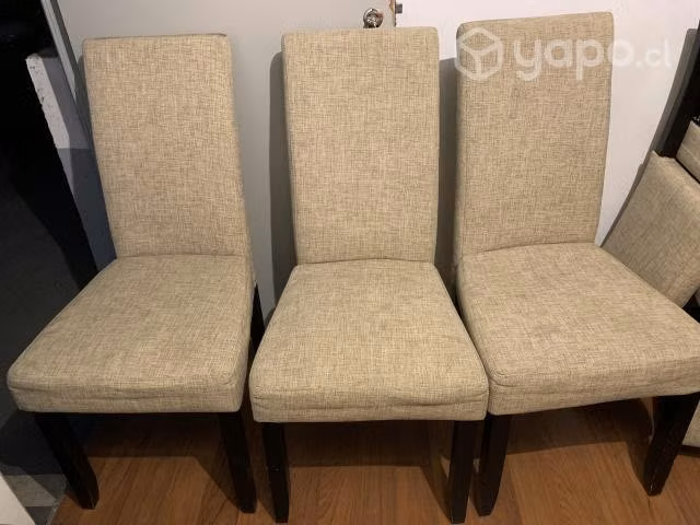 Sillas de comedor. Hay 6 disponibles. Precio x uni