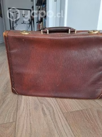 Maletín de cuero antiguo - Imagen 2