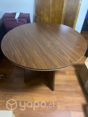 Mesa comedor madera mesa manicure olla parafina - Imagen 3