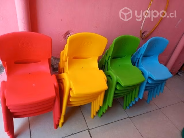 Sillas plástico para niños y niñas