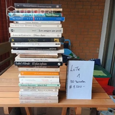 8 lotes de Libros
