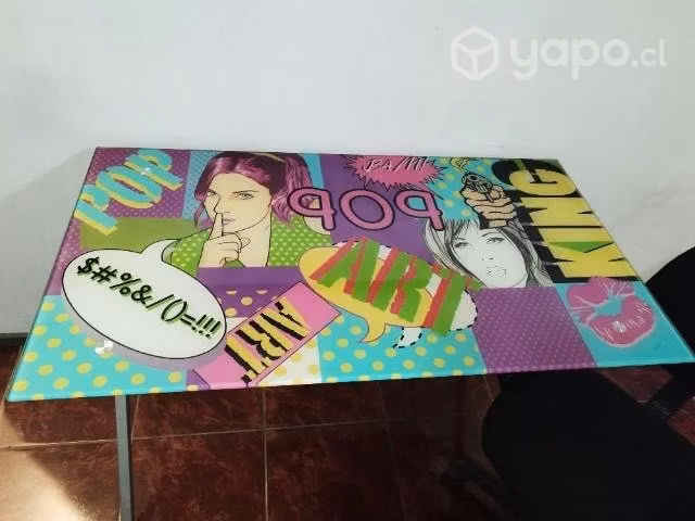 Escritorio pop arte + silla - Imagen 2