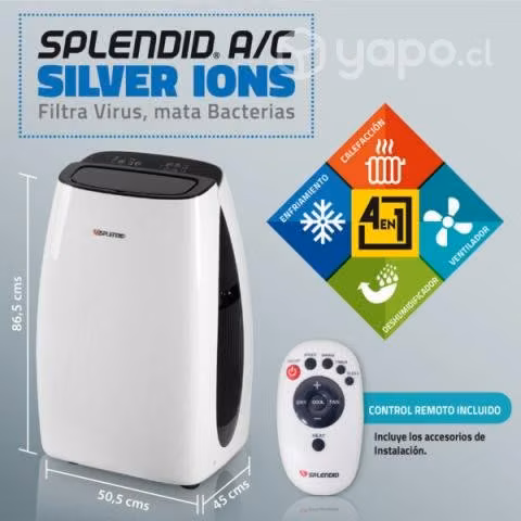 Aire Acondicionado Portátil 9.000 Btu Splendid