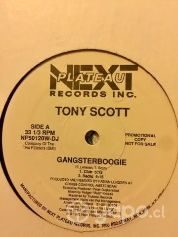 Tony Scott Gansterboogie Vinilo 12 Inch