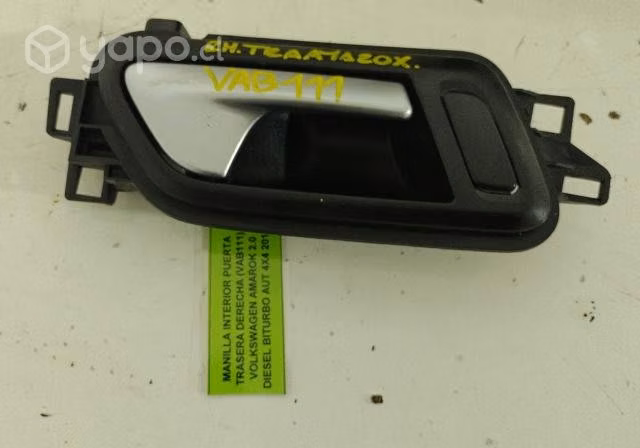 Manilla Interior Puerta Trasera Dere Volkswagen
