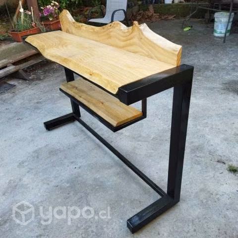 Mesa de arrimo estilo industrial