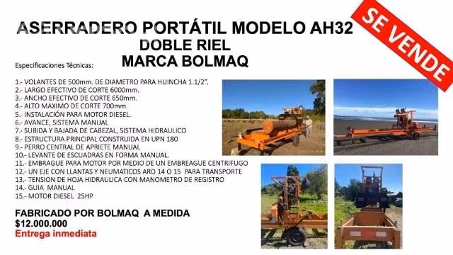 Aserradero Portátil