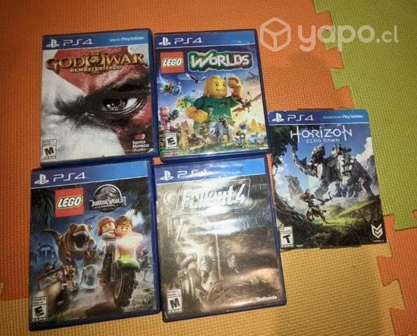 PS4 + 5 juegos + dos mandos