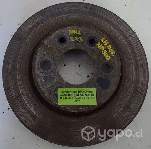 Disco Freno Delantero Izquierdo (NNE273) Nissan NP