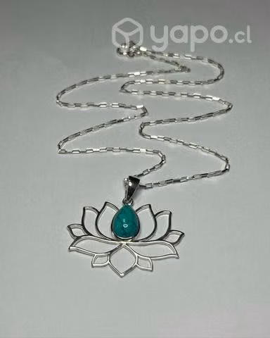 Collar Flor de Loto | Plata fina italiana ley 925