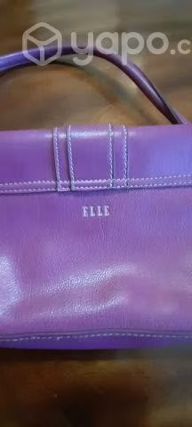 Cartera cuero.