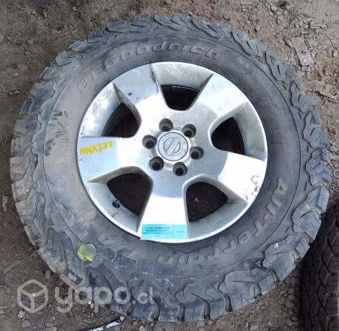 Llanta Alumino Neum 255 70 R16 (237) Nissan Navara