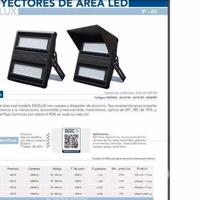 PROYECTOR LED 48000 Lúmenes