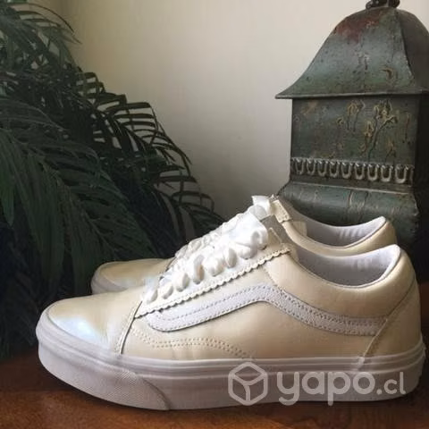 Zapatillas Vans blancas Pearl Suede