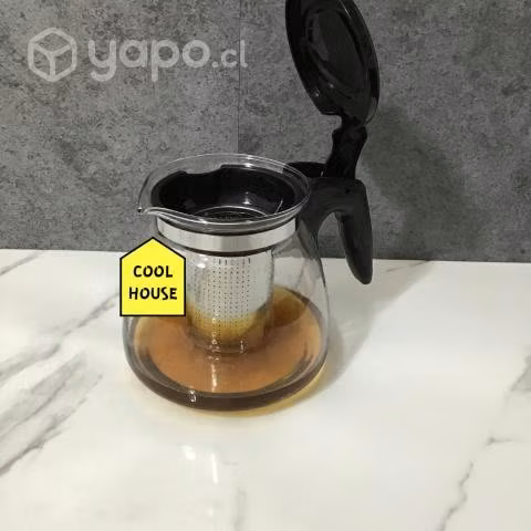 Tetera de vidrio para infusiones