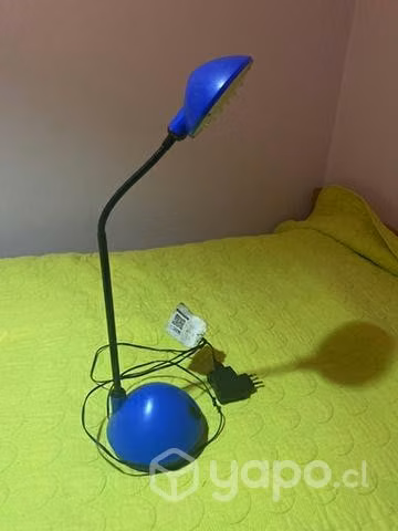 Lampara escritorio azul