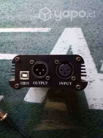 Micrófono con phantom power
