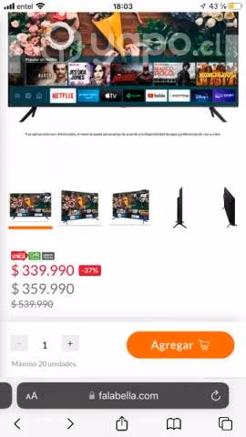 Televisor 50