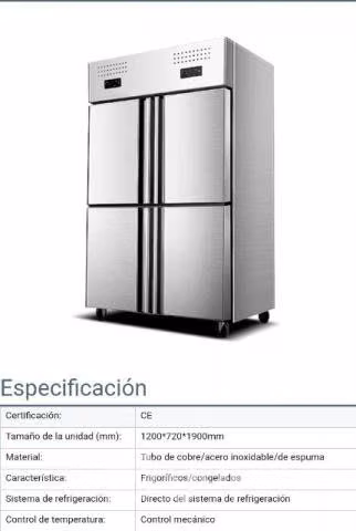 Refrigerador congelador vertical