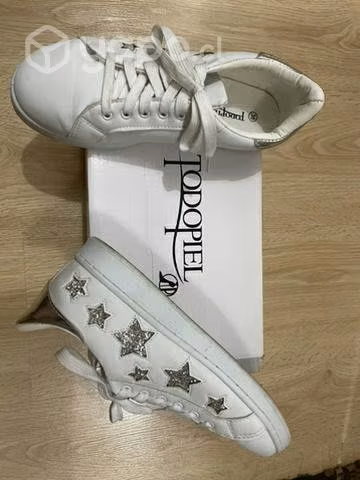 Zapatillas Todo Piel con Estrellas - Imagen 3