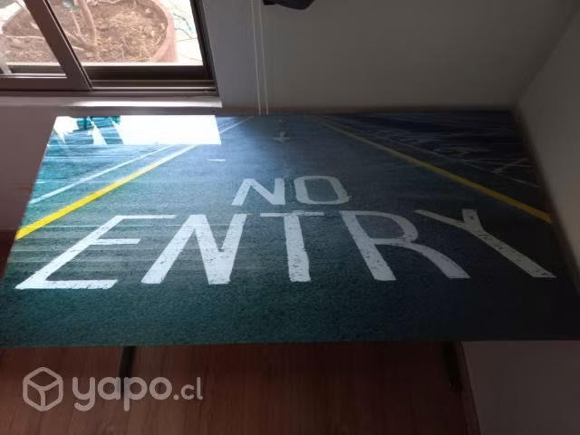 Escritorio de vidrio